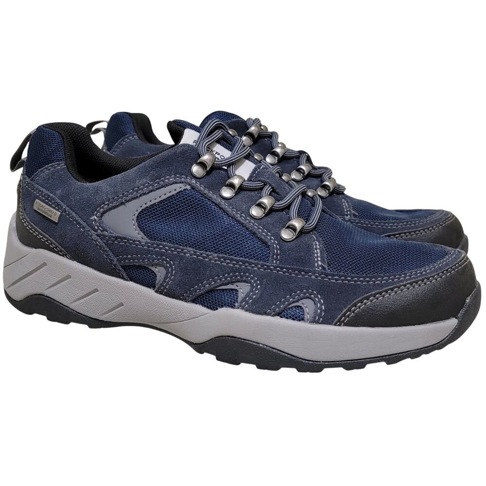 Rockport Men XCS Spruce Peak Blucher Waterproof Sneakers Size US 7.5M Navy Blue